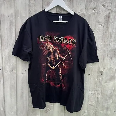 Buy Official Iron Maiden Graphic T Shirt Zombie Pick Axe Graphic Print Black 2XL • 15.26£