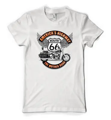 Buy Route 66 Mother Of All Roads Americans Highway Personalised Unisex Adult T Shirt • 13.99£