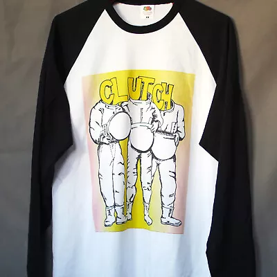 Buy Clutch Hip Hop Rock Metal Long Sleeve Baseball T-shirt Unisex S-3XL • 18.99£