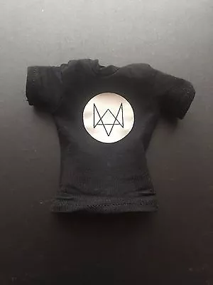 Buy VTS Toys NM St'alker Watch Dogs Adam Pearce Black T-Shirt Loose 1/6th Scale • 11.99£