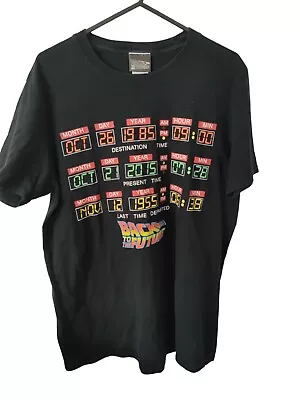 Buy Back To The Future Delorean Control Panel T-shirt Size Medium • 10£