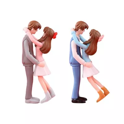 Buy Miniature Couple Figurine Valentine‘s Day Party Decorations Supplies • 5.58£