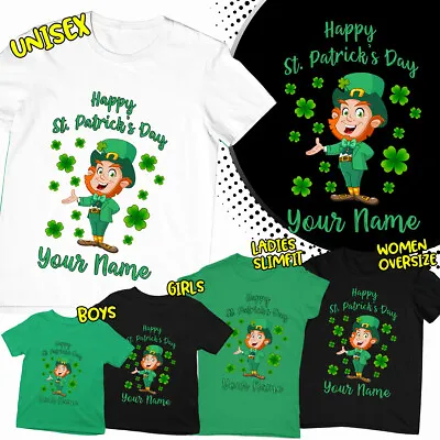 Buy St Patricks Day Personalised Leprechaun Irish Paddys Ireland T-Shirts Tee #SPD#2 • 9.99£