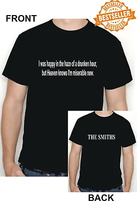 Buy The Smiths / Morrissey T-shirt / Tee / Lyrics / I WAS HAPPY IN THE HAZE / S-XXL • 11.99£