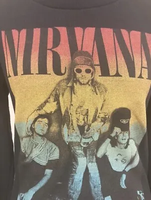 Buy Nirvana Jumper Grunge Rock Band Merch Sweatshirt Size XXS Kurt Cobain 2XS • 15.30£