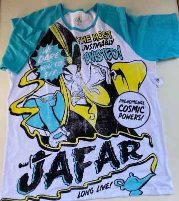 Buy DIsney Park  Aladdin Jafar Raglan T-Shirt Adult 2XL Villains Halloween $35 • 19.23£