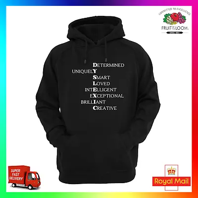 Buy Dyslexic Hoodie Hoody Charity Donation Positive Motivation Learning Difficulty • 24.99£