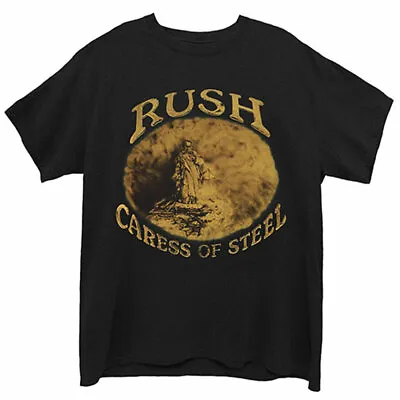 Buy Rush Caress Of Steel Black T-Shirt NEW OFFICIAL • 16.29£