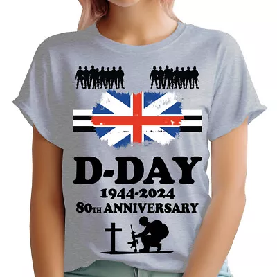 Buy 80th Anniversary 1944-2024 UK Remembrance Day Historical Womens T-Shirts#U25JGW4 • 9.99£