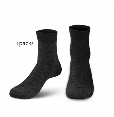 Buy Anti Bacteria EMF Casual Socks For Therapy Healthy Silver Fiber Unisex 1 Packs • 16.69£