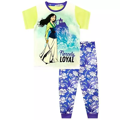 Buy Disney Mulan Pyjamas Kids Girls 3 4 5 6 7 8 9 10 11 12 Years PJs Set T-Shirt • 17.99£