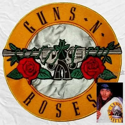 Buy Guns N' Roses Replica Jacket Logo Embroidered Big Patch Axl Rose For Back Slash • 33.53£
