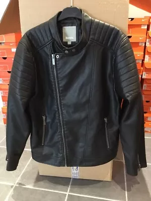 Buy Bench Men's Faux Leather Jacket ~ BMKD0068 ~ Size XL • 59.95£