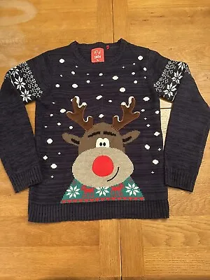 Buy Tu Reindeer Christmas Jumper Age 12 • 2.50£