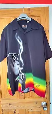 Buy Bob Marley Large Short Sleeved Made In USA Shirt • 10£