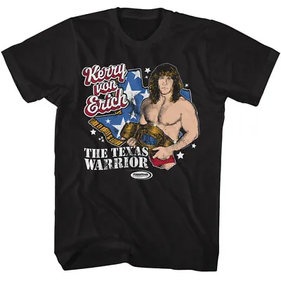 Buy Powertown The Texas Warrior Kerry Von Erich WWE Wrestling Champ Men's T Shirt • 42.10£