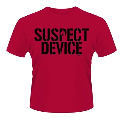 Buy STIFF LITTLE FINGERS - SUSPECT DEVICE RED T-Shirt Medium • 19.11£