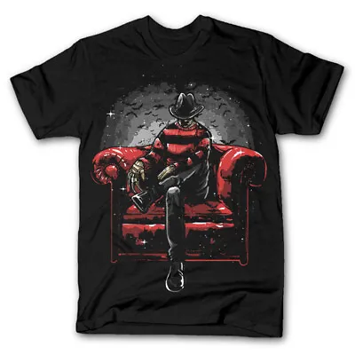 Buy NIGHTMARE SIDE Freddy  Jason  FRIDAY 13TH Horror Ladies Kids Tees  T Shirt DTF • 8.50£