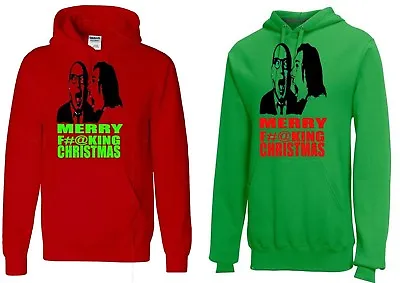 Buy Funny Xmas Sweater Hoodie Offensive Comedy Rik Mayal Bottom Eddie Christmas Gift • 16.99£