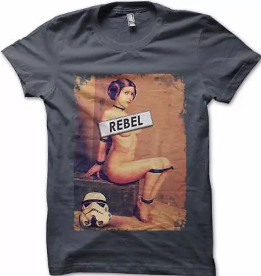 Buy Star Wars Inspired Princess Leia In Bondage Naughty REBEL T-shirt 9355 • 13.95£