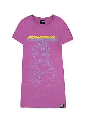 Buy Disney Fearless Princess (Kids) - Belle Girls Short Sleeved T-Shirt Dress Pink • 26.55£