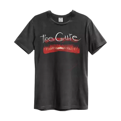 Buy Amplified The Cure Lips Cotton Charcoal T-Shirt • 16.07£