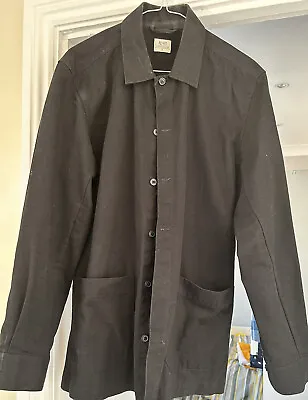 Buy Shacket Size Medium Mens Black Cross Between A Shirt And A Jacket - Smart • 6£