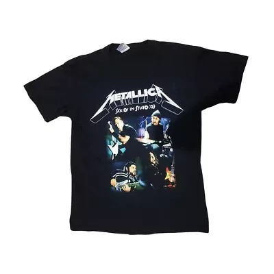 Buy Metallica Sick Of The Studio 07 Tour T Shirt Size Large • 15£