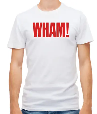 Buy Wham! George Michael, Andrew Ridgeley, Short Sleeve T Shirt Men  H390 • 10£