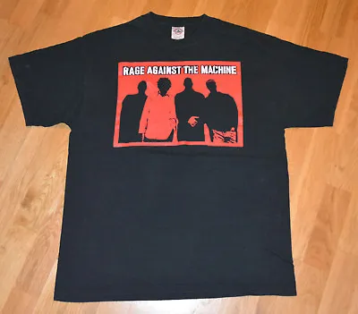Buy *1990's RAGE AGAINST THE MACHINE* Vtg Rock Concert Tour T-shirt (L) 1999 RATM • 142.08£