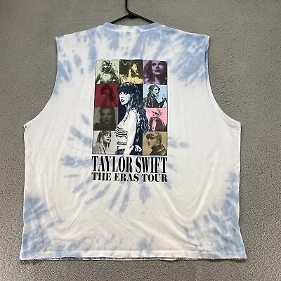 Buy Taylor Swift Eras Tour Tank Womens 4XL Tie Dye Eras Tour Merch Exclusive Muscle • 75.66£