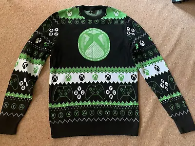 Buy XBOX Gaming Fair Isle Men’s Christmas Knitted Novelty Jumper Festive Fun Small • 9.99£