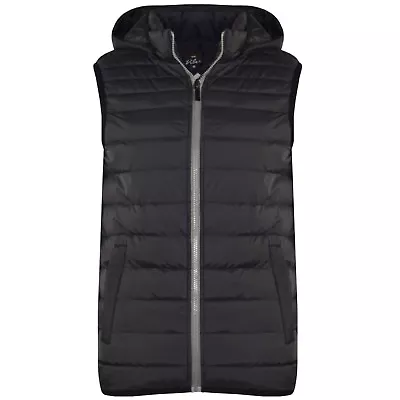 Buy Mens Hood Hooded Gilet Lined Bodywarmer Outdoor Military Padded Quilted Jacket • 15.99£
