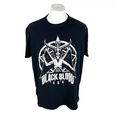 Buy Black Blood T Shirt Large Graphic T Shirt Oversized Band T Shirt • 22.50£