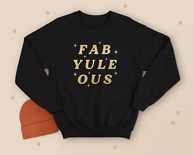 Buy FabYULEous Fabulous Christmas Jumper Sweater Funny Women's Yule Kids Xmas Pun • 23.99£