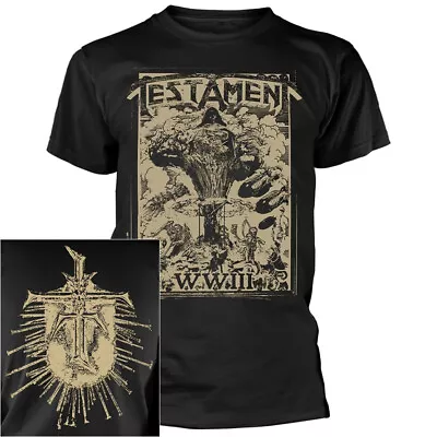 Buy Testament WWIII Shirt S-3XL T-shirt Official Thrash Metal Band Tshirt • 24.79£