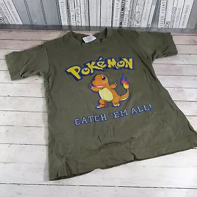 Buy Charmander Pokémon T Shirt 1990's Nintendo  Vintage Kids XXS 4-5Yrs • 19.95£