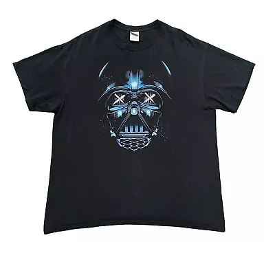 Buy Vintage Star Wars “Return Of The Jedi” Darth Vader Y2K Graphic T-shirt Black- XL • 13£