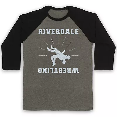 Buy Riverdale Unofficial Wrestling Team Logo High School 3/4 Sleeve Baseball Tee • 22.99£