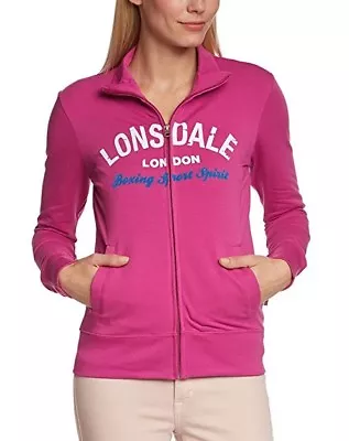 Buy Lonsdale Women's Waterlooville Zip Sweat Jacket Size M RRP£49 (716) • 37.99£