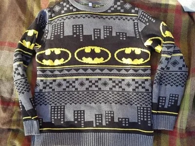 Buy Childrens Bat Man Jumper Age 9-10 Years • 12.99£