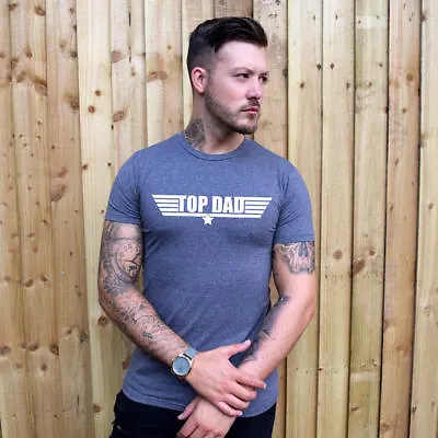 Buy Top Dad T-Shirt. Funny, Humour, Top Gun Parody, Fathers Day Present, TV, Dads • 16£