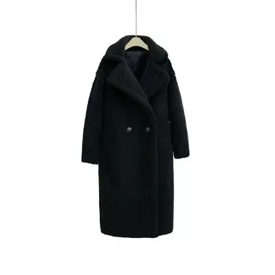Buy Ladies Long Coat Teddy Bear Fleece Full Length Thick Warm Sherpa Women Jacket • 48.50£