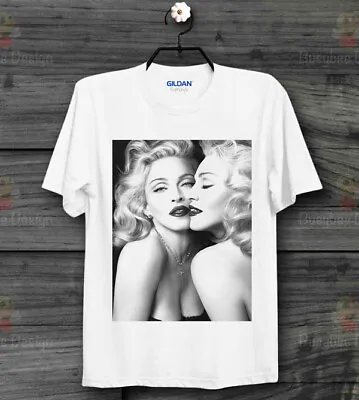 Buy MADONNA MIRROR FACE COOL VINTAGE UNISEX  T Shirt B263 • 6.49£
