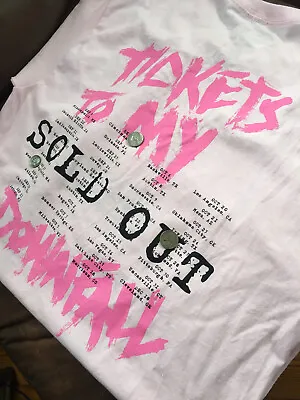 Buy OFFICIAL Machine Gun Kelly 2021 Tour T-shirt MGK Tickets To My Downfall -Nirvana • 94.49£