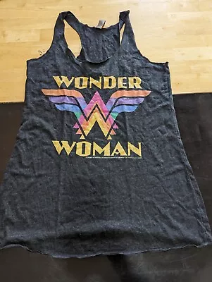 Buy Womens Wonder Woman Black Tank Top Sz S • 9.44£