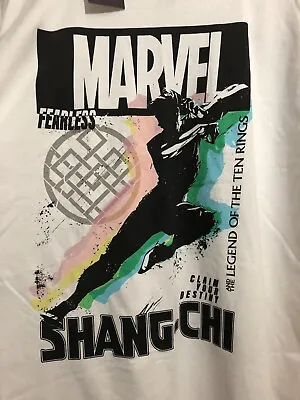 Buy Shang-Chi And The Legend Of The Ten Rings T-shirt White 3Xl • 11£