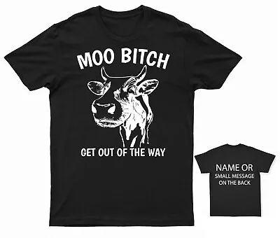 Buy Moo-ve Over  Comical Cow T-Shirt – Quirky Animal Humour Apparel • 14.95£