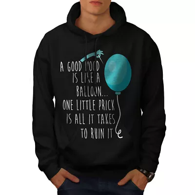 Buy Wellcoda Good Balloon Ruin Mens Hoodie, Funny Casual Hooded Sweatshirt • 25.99£