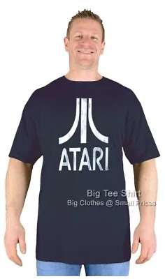 Buy Big Mens BTS Atari Logo Licensed T Shirt Sizes 2XL 3XL 4XL 5XL 6XL 7XL 8XL • 26.99£